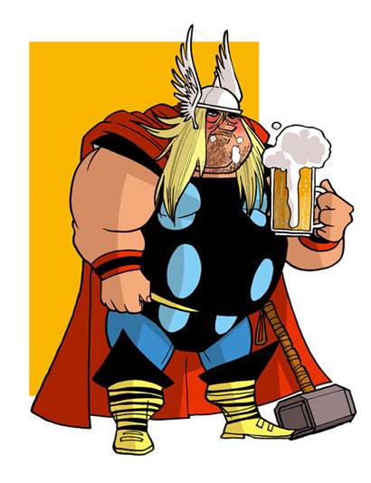 Resultado de imagem para Thor gordo